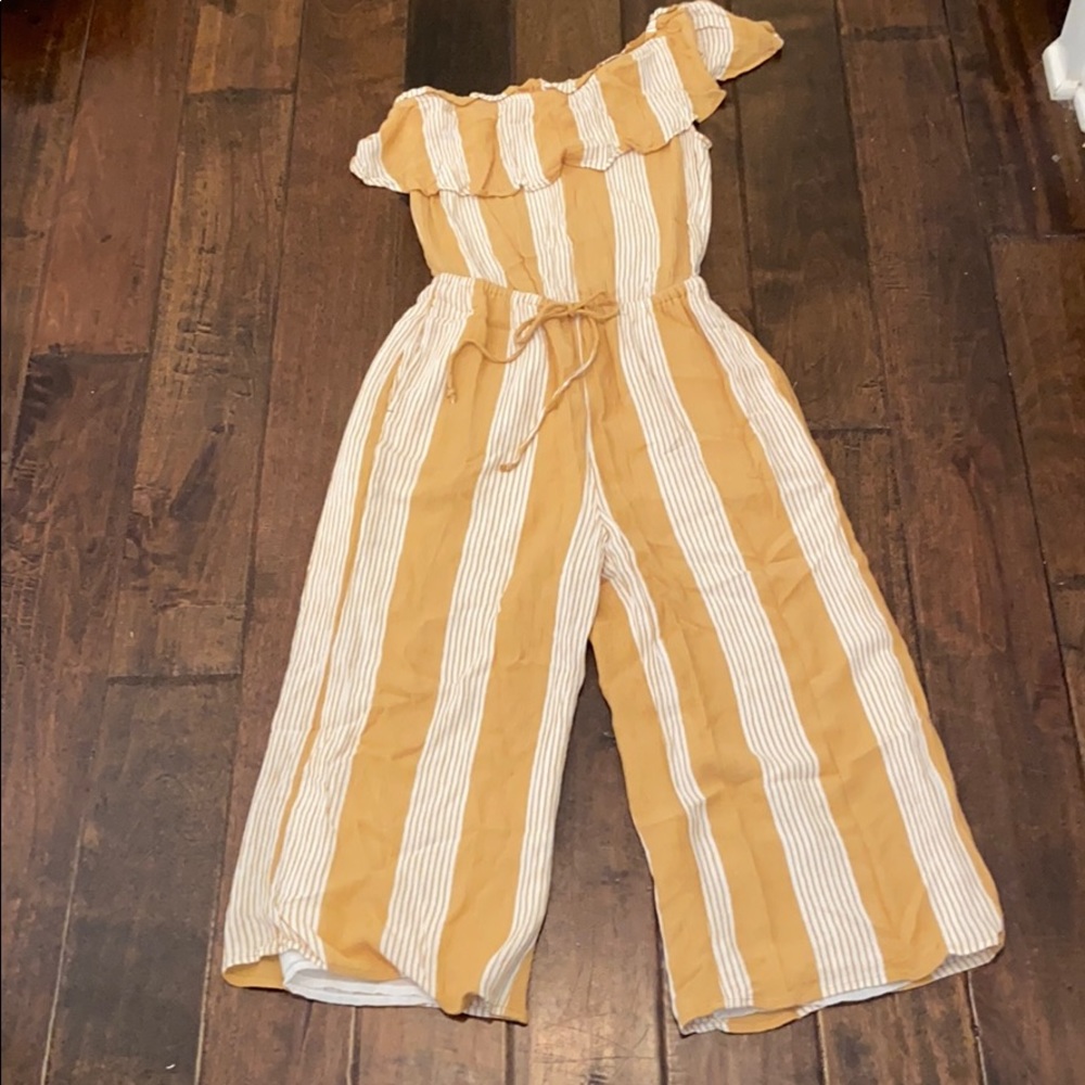 American Eagle cropped jumpsuit